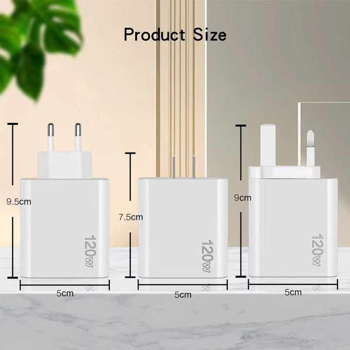 Skanto | 120W Hurtiglader med 5 porter⚡