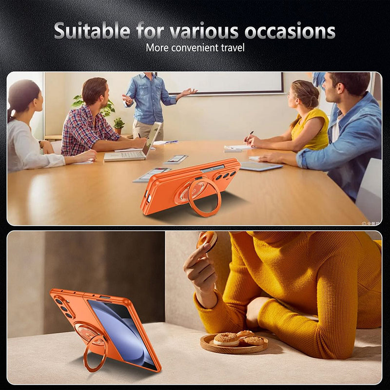 Skanto | Magnetisk telefonveske med 360° roterende stativ for Samsung Z fold & flip 6/5/4/3