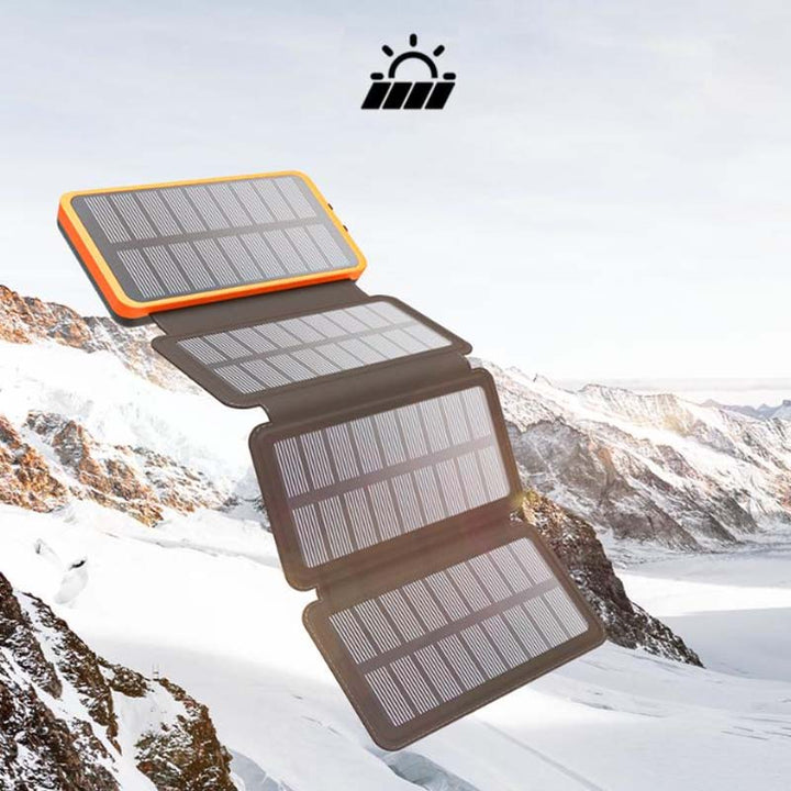 Skanto | Sammenleggbart Vanntett Solenergi Power Bank