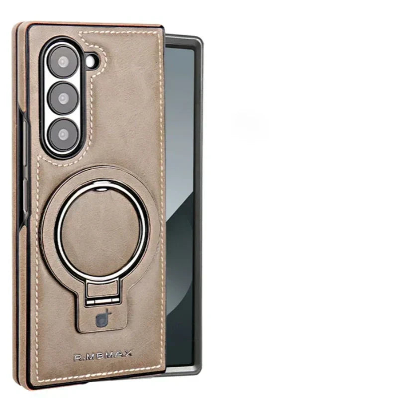 Skanto | Premium PU lær magnetisk deksel med stativ for Samsung Fold 3/4/5/6