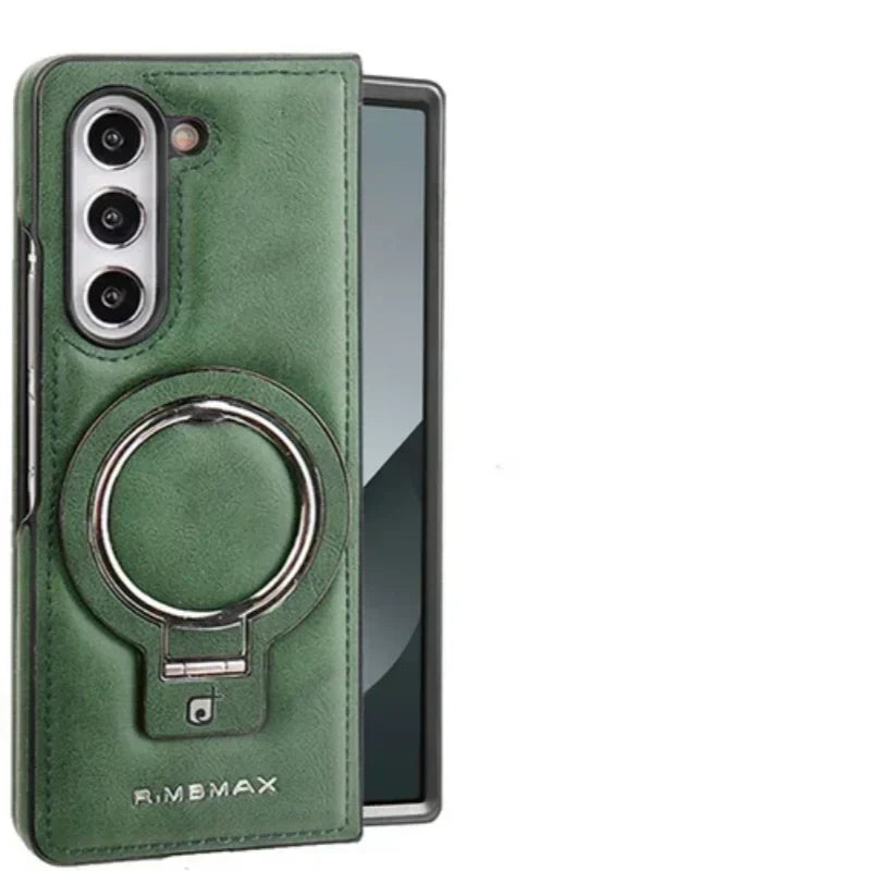 Skanto | Premium PU lær magnetisk deksel med stativ for Samsung Fold 3/4/5/6