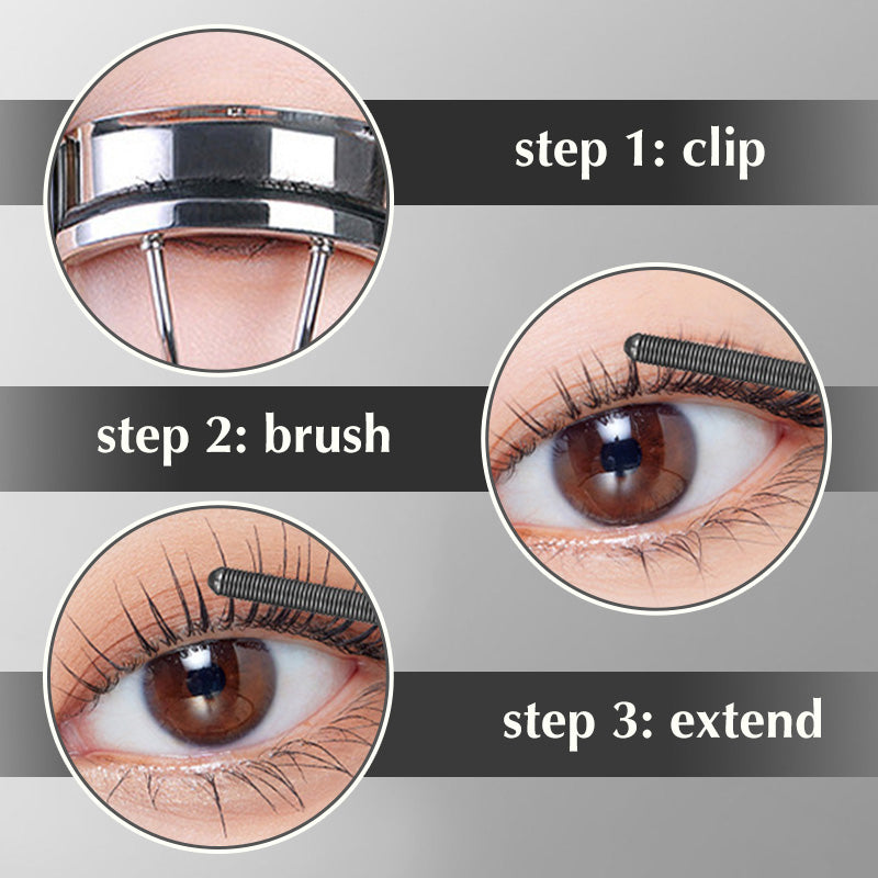 3D Curling Metallvipper Mascara - Vanntett & Langvarig