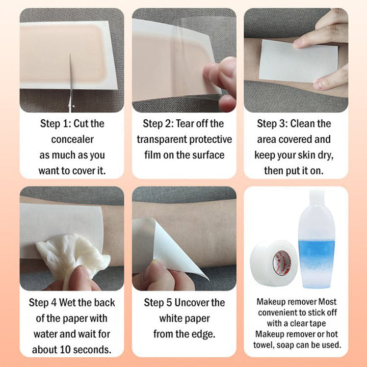Nye Produkter Ultra-Tyn Tatovering og Arr Concealer Patches