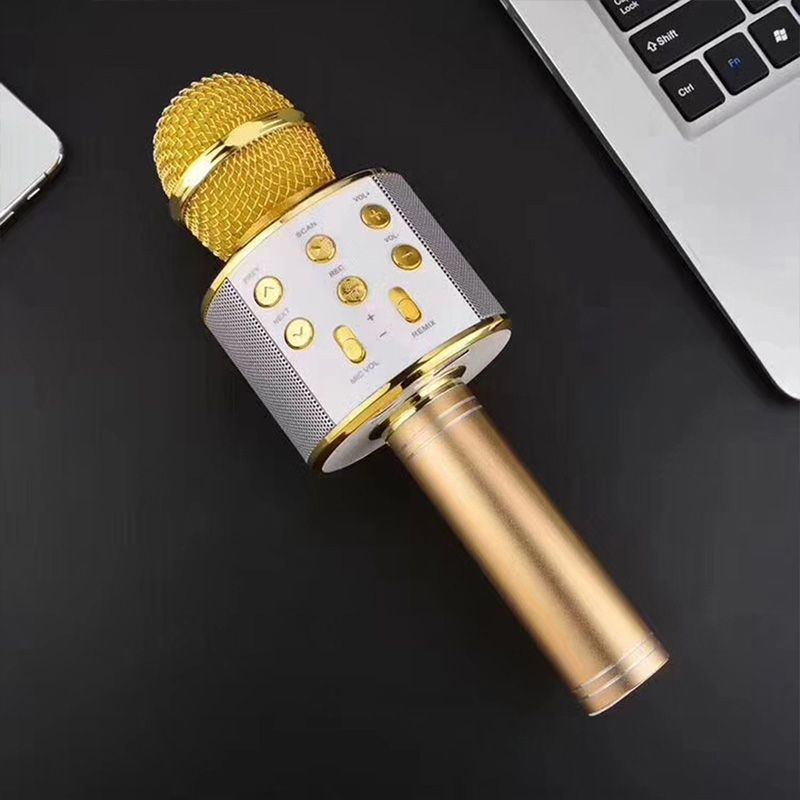 Trådløs karaoke-mikrofon med Bluetooth | Skanto