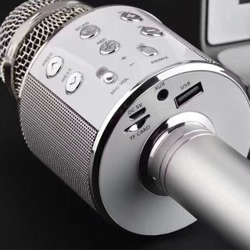 Trådløs karaoke-mikrofon med Bluetooth | Skanto