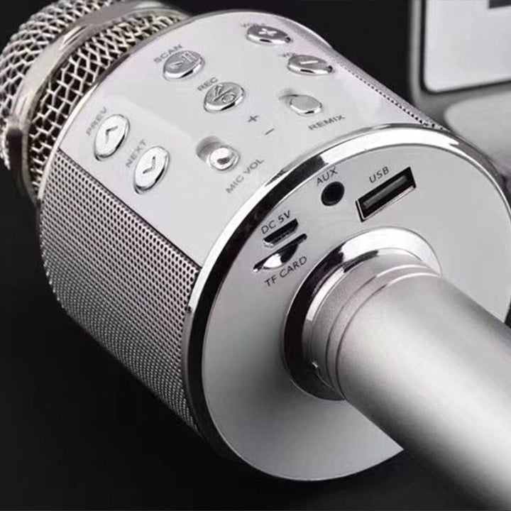 Trådløs karaoke-mikrofon med Bluetooth | Skanto