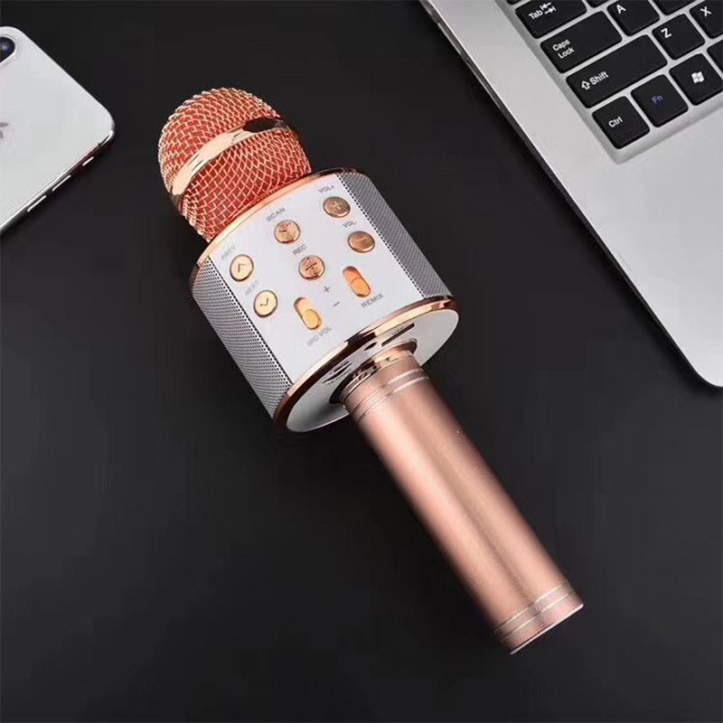 Trådløs karaoke-mikrofon med Bluetooth | Skanto