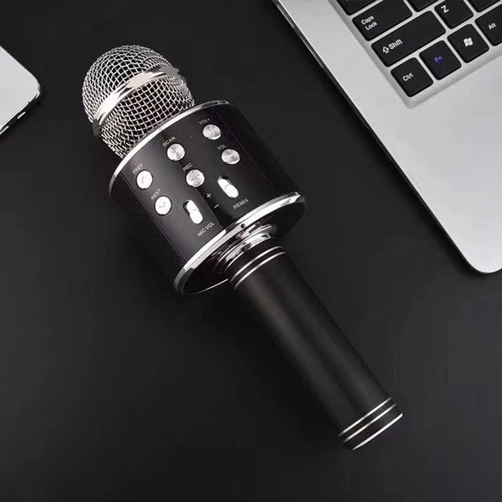 Trådløs karaoke-mikrofon med Bluetooth | Skanto