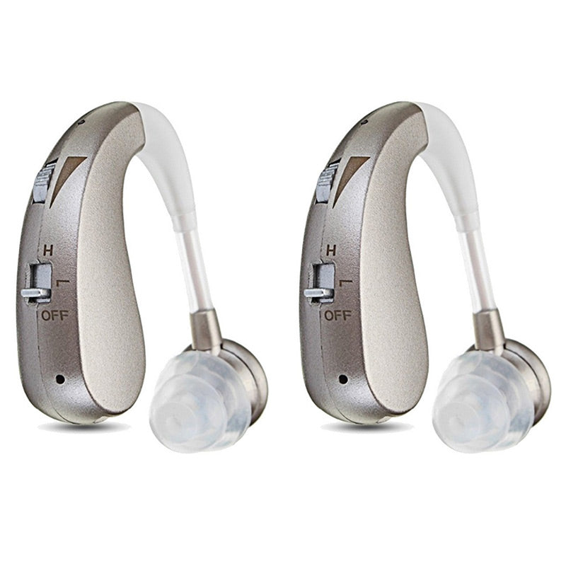 Skanto | USB oppladbare Bluetooth høreapparat hodetelefoner for eldre