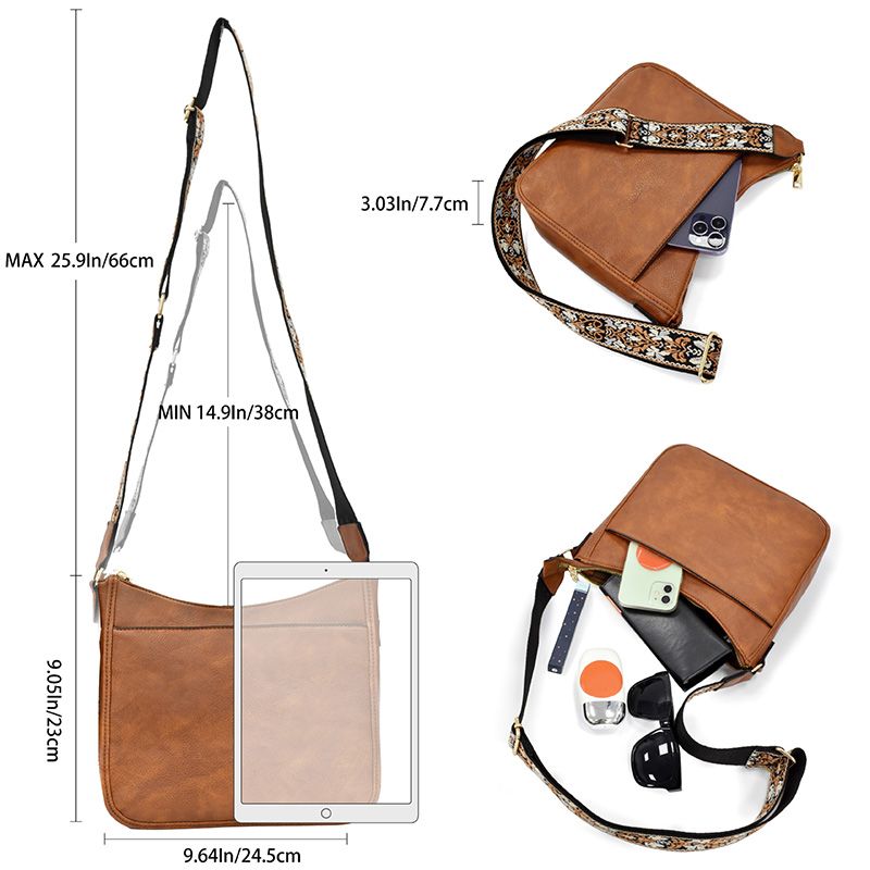 Skanto | Allsidig crossbody-veske i skinn for kvinner