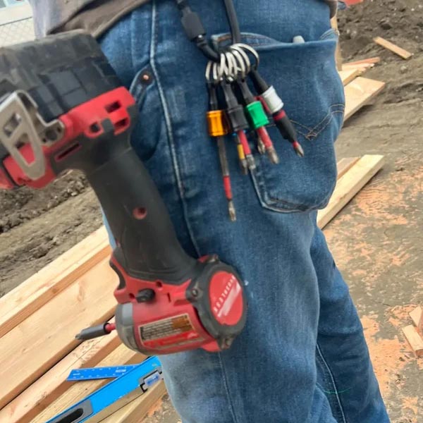 Skanto | 1/4" sekskantet skrutrekker bits-holder nøkkelringer