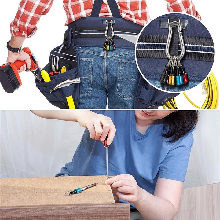 Skanto | 1/4" sekskantet skrutrekker bits-holder nøkkelringer