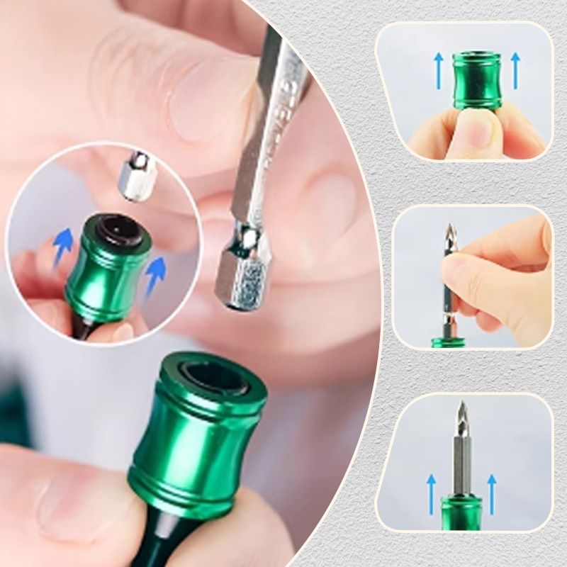 Skanto | 1/4" sekskantet skrutrekker bits-holder nøkkelringer