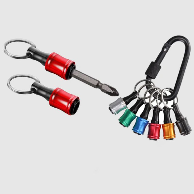 Skanto | 1/4" sekskantet skrutrekker bits-holder nøkkelringer