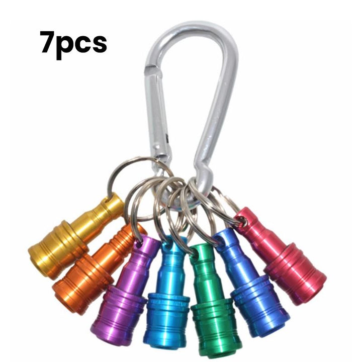 Skanto | 1/4" sekskantet skrutrekker bits-holder nøkkelringer