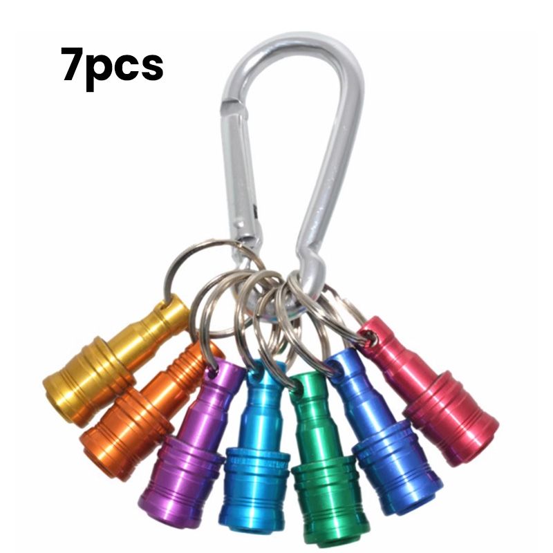 Skanto | 1/4" sekskantet skrutrekker bits-holder nøkkelringer