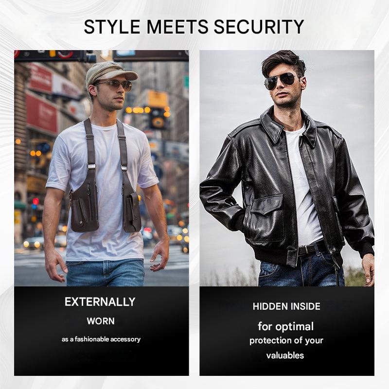 ShadowCarry Pro – Diskret Skulderveske for Menn | Skanto