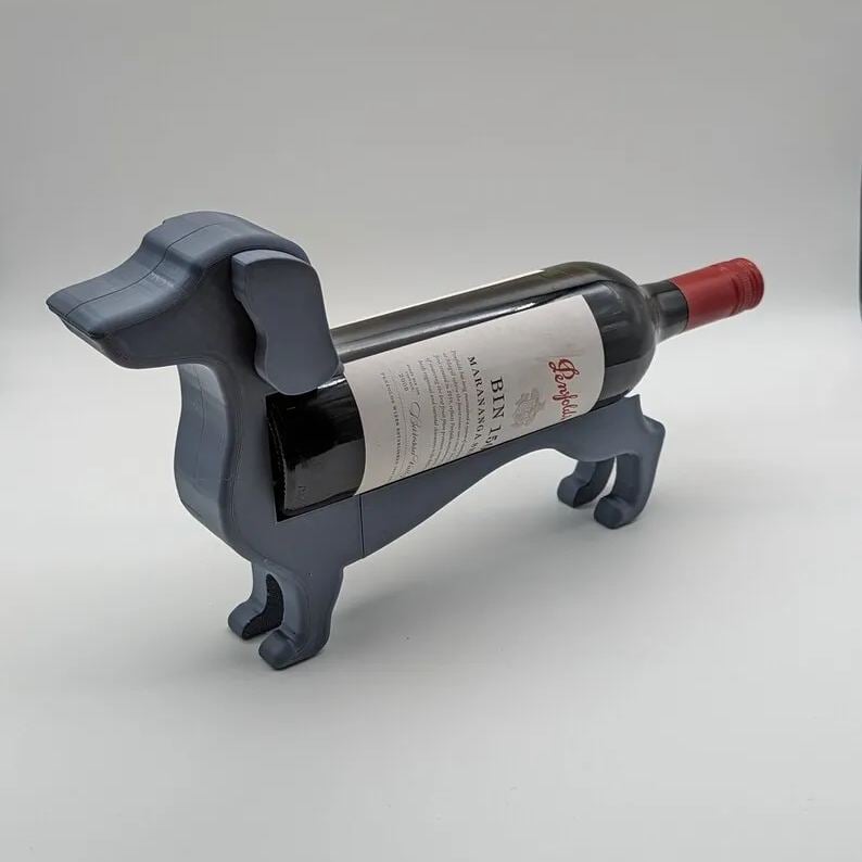 Skanto | Vinflaskeholder Formet Som En Dachshund