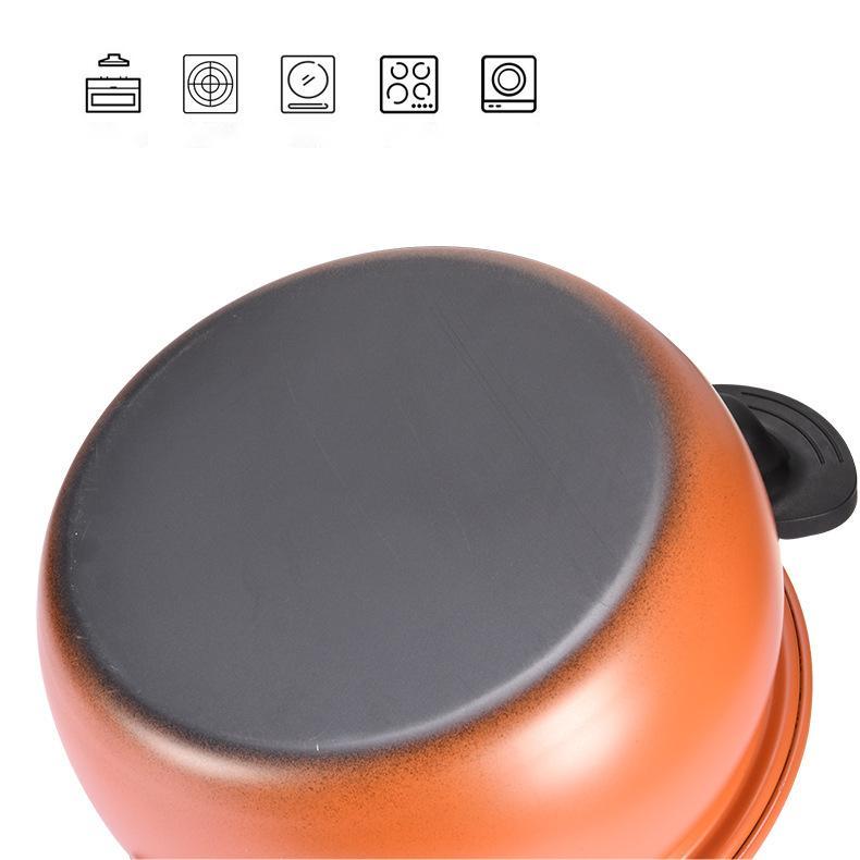 McRib Stone Mikro Matlagingsgryte med Non-Stick Belegg | Skanto