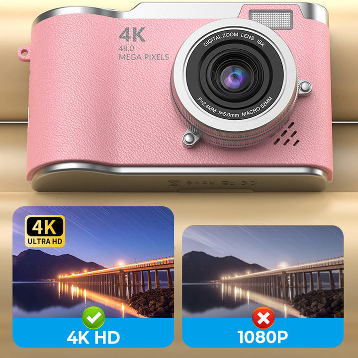 Skanto | 4K HD Flip-Skjerm Digitalkamera