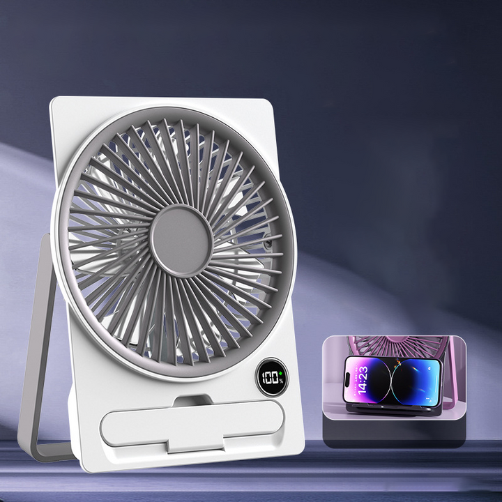 Ultrathin, oppladbar mini vifte med USB-port | Skanto