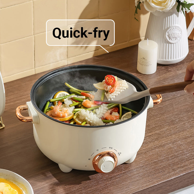 Skanto | Multifunksjonell elektrisk non-stick komfyr med dampkoker