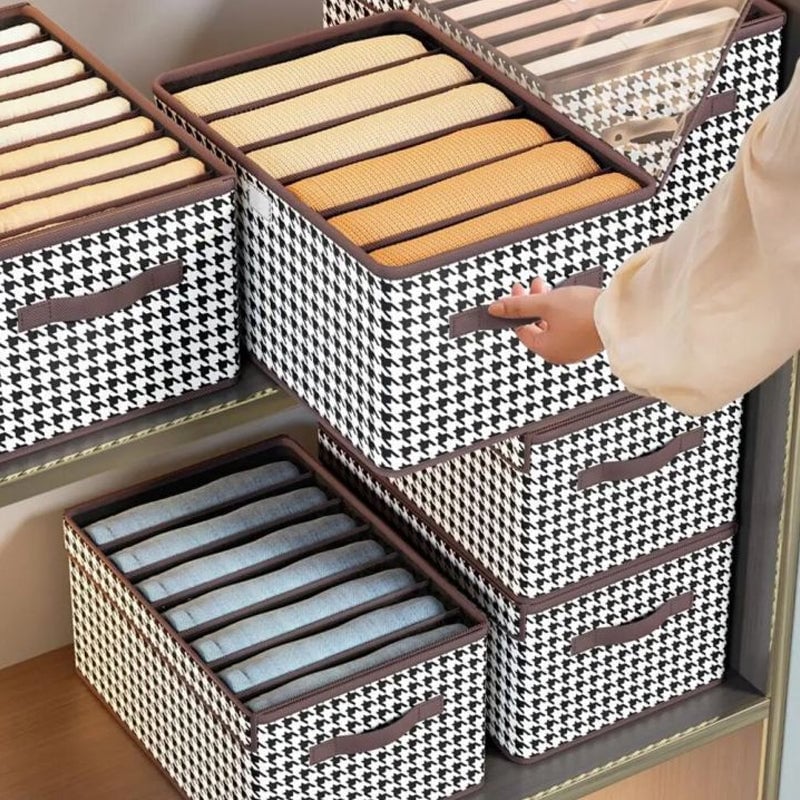 Foldbar jeansorganisator for garderoben | Skanto