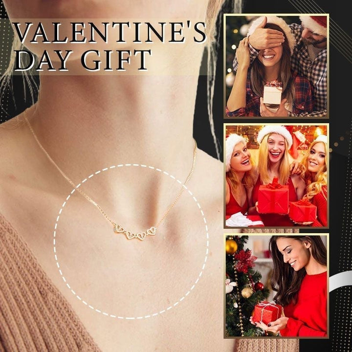 Skanto | Hjerteformet halskjede med fire blader