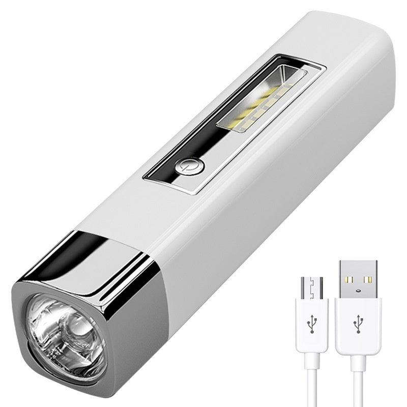 Skanto | Mini 2-i-1 lommelykt med høy lysstyrke og powerbank