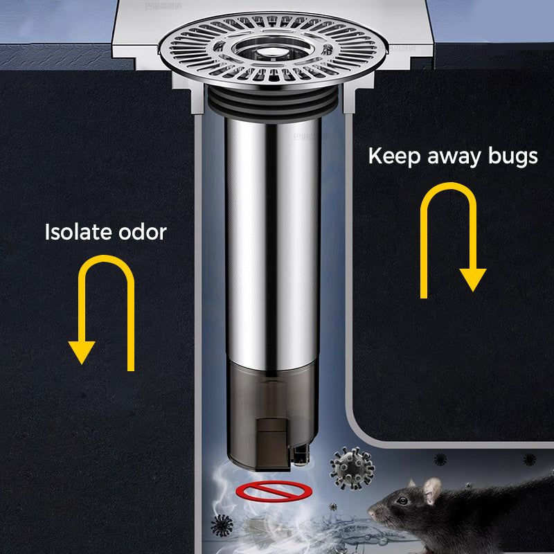 Skanto | Rund utvidet gulvdrenering for baderom