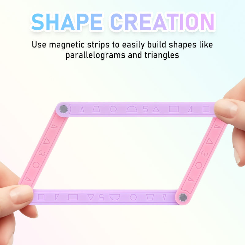 Skanto | 19-delt magnetisk geometrisett