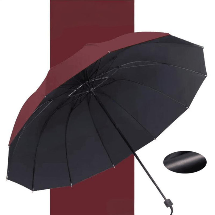 Skanto | Stor sammenleggbar paraply med 12 vindtette stenger