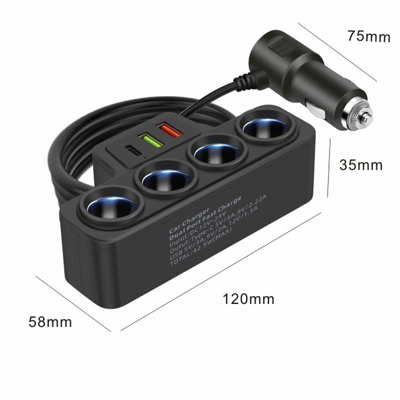 VoltMaxx 7-i-1 PowerHub — Lader alle enheter samtidig og vær trygt og stressfritt tilkoblet til enhver tid | Skanto