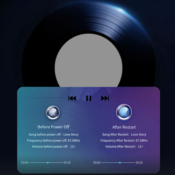 Bil FM-sender Bluetooth 5.3 Dual-USB | Skanto