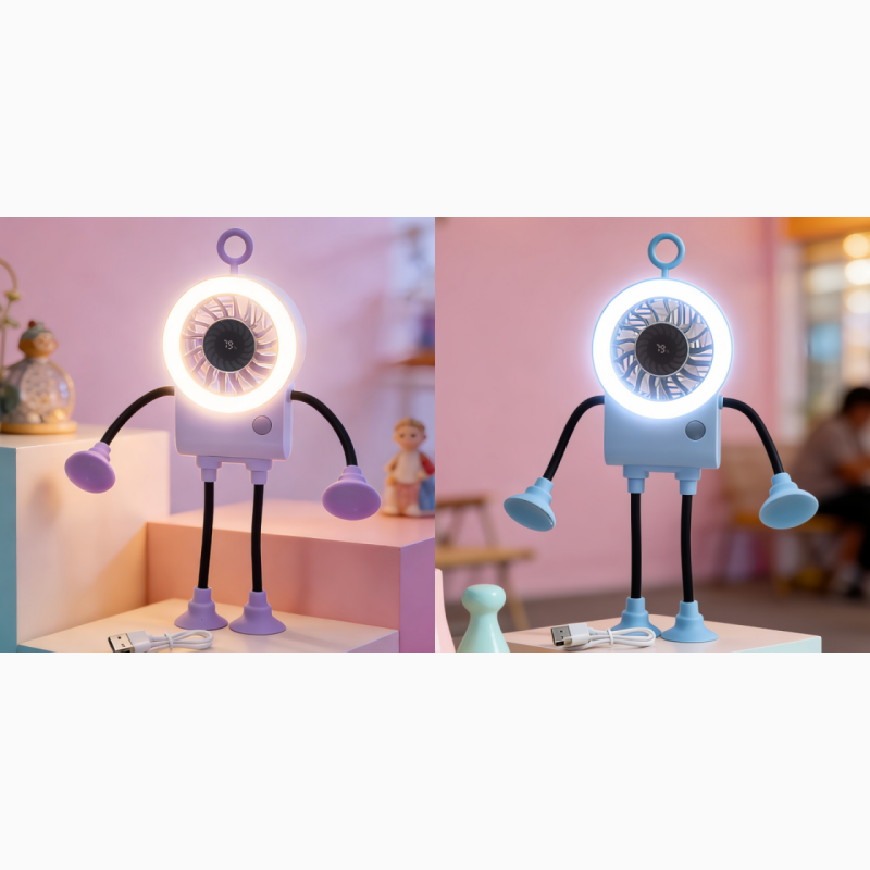 Fleksibel Robot Bordvifte med LED Lys | Skanto