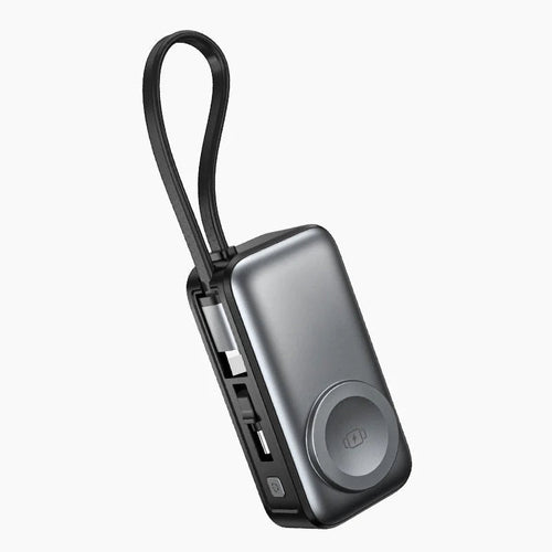 Magnetisk 3-i-1 Powerbank med trådløs lading | Skanto