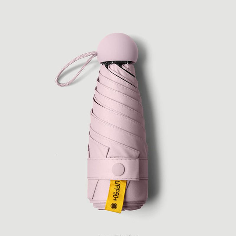 Capsule lommeparaply med solbeskyttelse | Skanto