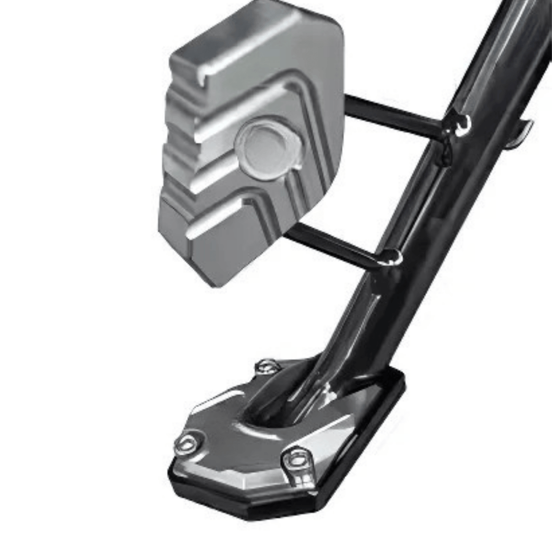 STABILIRIDE – Aluminium-Motorradständerauflage für sicheres Parken