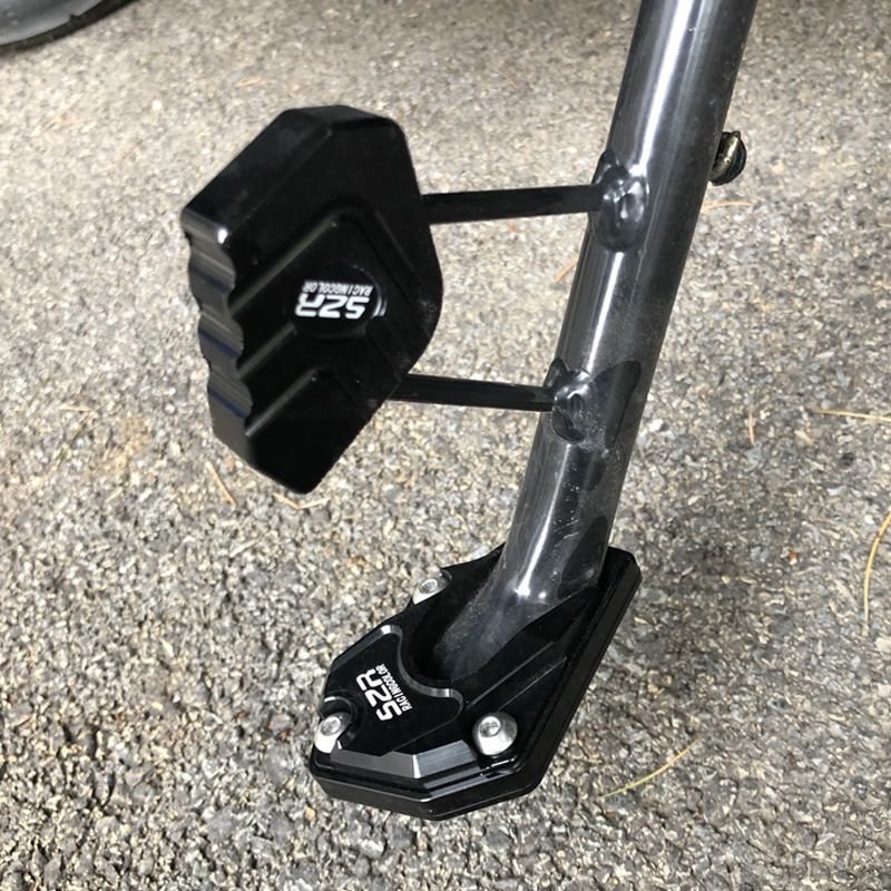 STABILIRIDE – Aluminium-Motorradständerauflage für sicheres Parken
