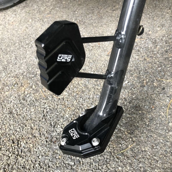 STABILIRIDE – Aluminium-Motorradständerauflage für sicheres Parken