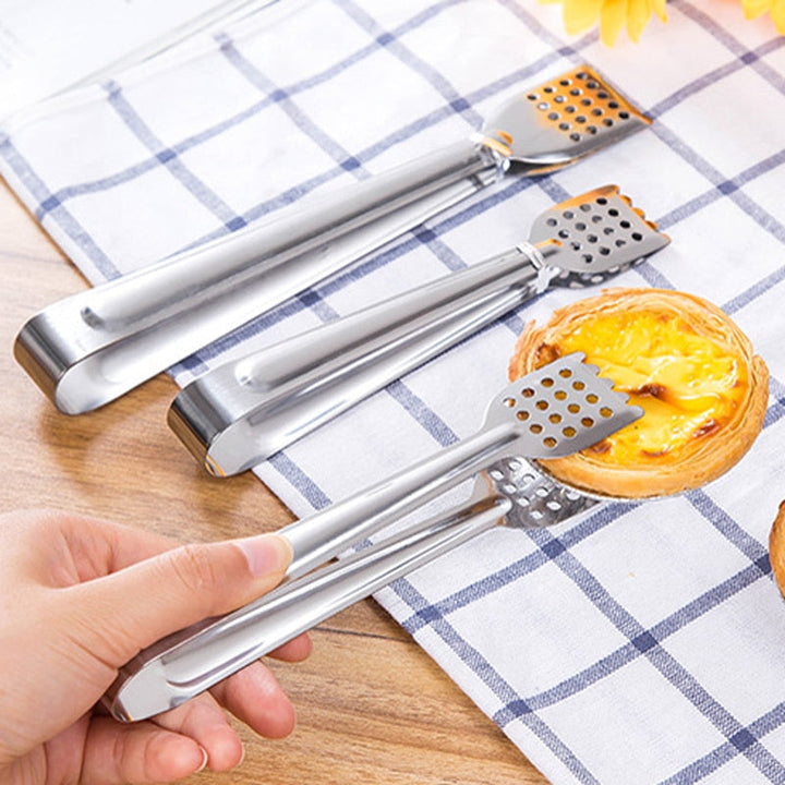 Rustfritt stål BBQ håndtak anti-varme brødklipp bakverkstang | Skanto