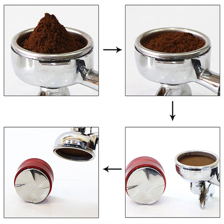 Rustfritt Stål Kaffe Tamper Kaffe Pulver Hammer Kaffe Tilbehør | Skanto