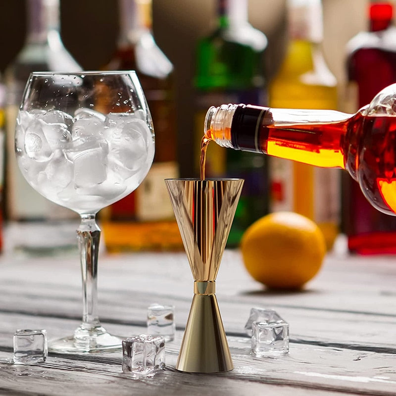 Rustfritt Stål Jigger Cocktailmåling Barverktøy Bar Tilbehør | Skanto