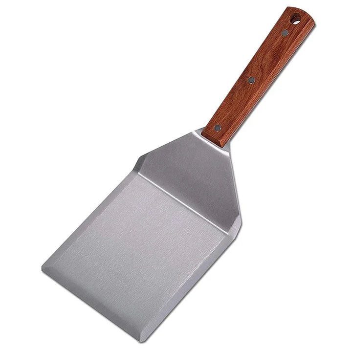 Rustfritt stål stor grillspade med kuttekant verktøy for BBQ | Skanto