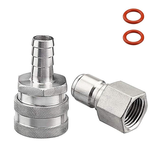 Rustfritt stål Moonshine Fitting Koblinger 1/2 Ølsett | Skanto