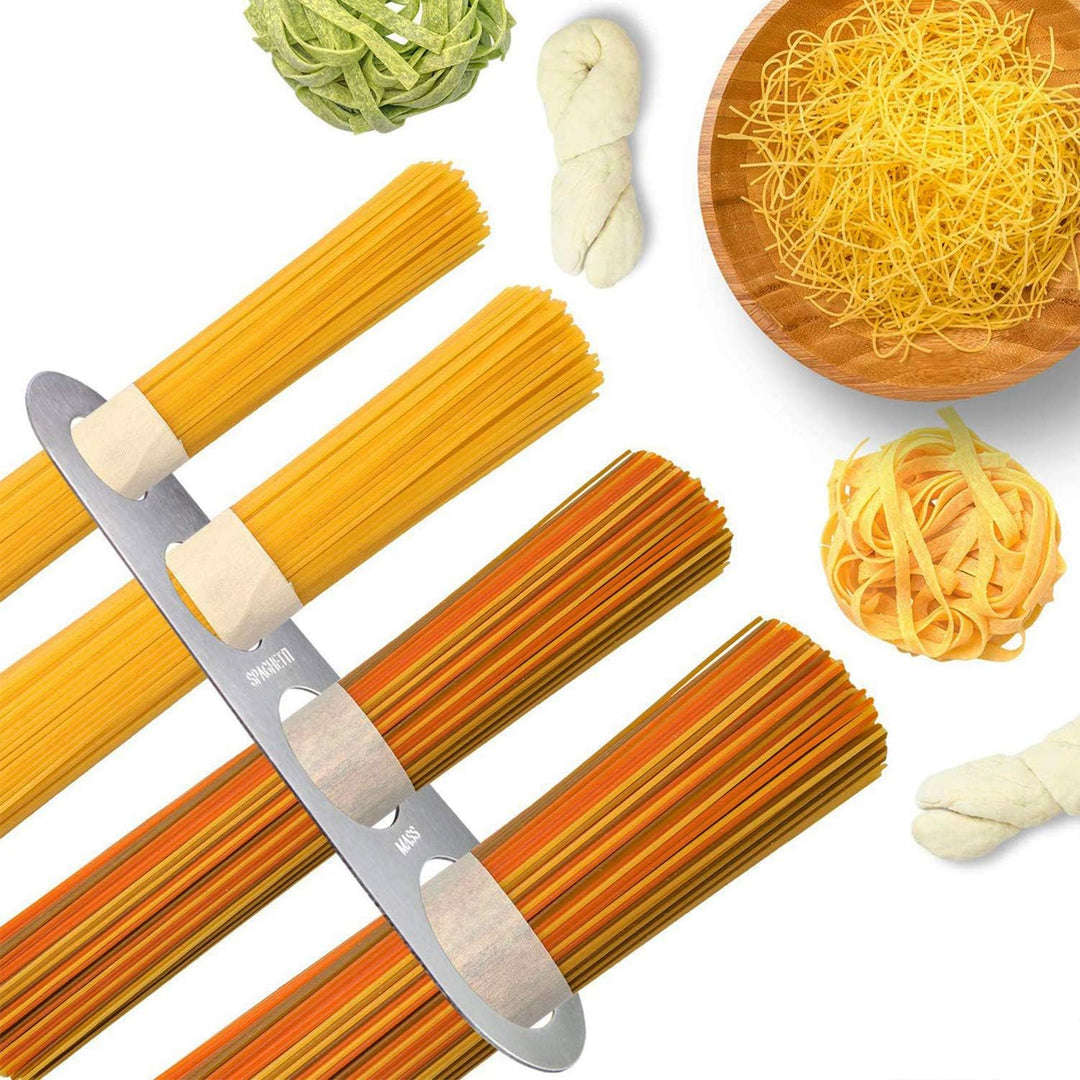 Skanto | Rustfritt Stål Spaghetti Måleskje – Rask Pastaporsjonsverktøy