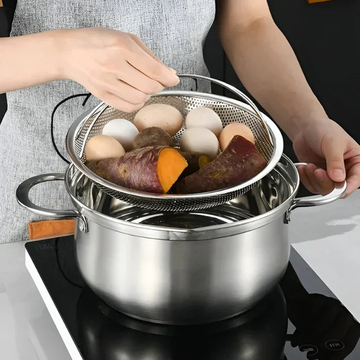 Skanto | Rustfritt Stål Dampskoker - SteamChef