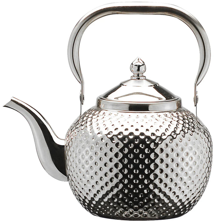 Rustfritt Stål Komfyrkjele Restaurant Teapot med Avtakbar Tefilter | Skanto