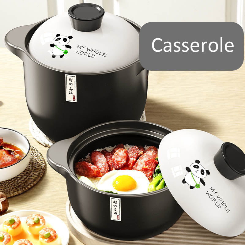 Stew Pot Casserole Keramisk Sauspan Temperatur Motstandsdyktig Koking Panne | Skanto