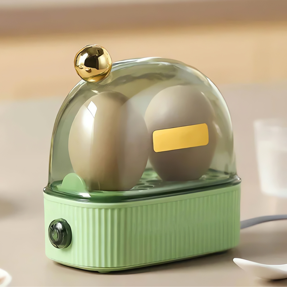 Skanto | Elektrisk Eggkoker - Rask & Vakker Frokost | Kompakt Design